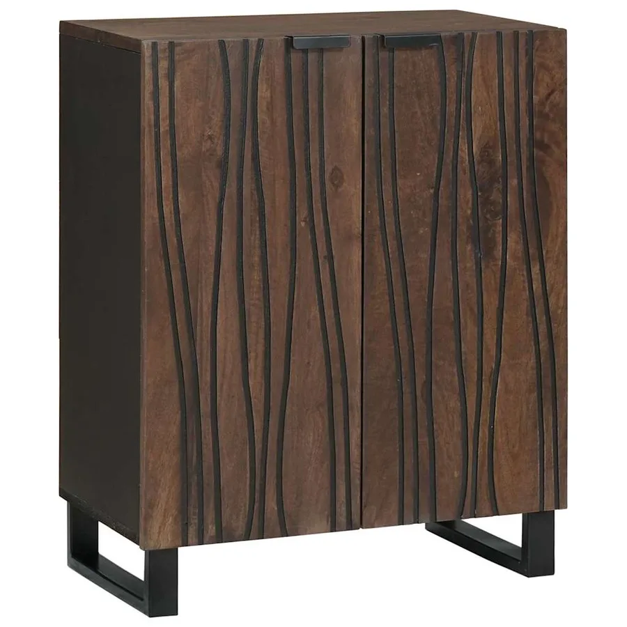 Ensemble de mobilier de salle de bain avec tiroir 3 pcs Marron - 3