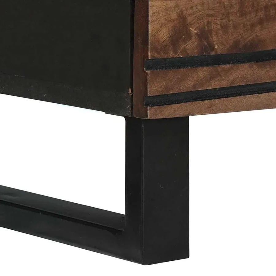 Ensemble de mobilier de salle de bain avec tiroir 3 pcs Marron - 6