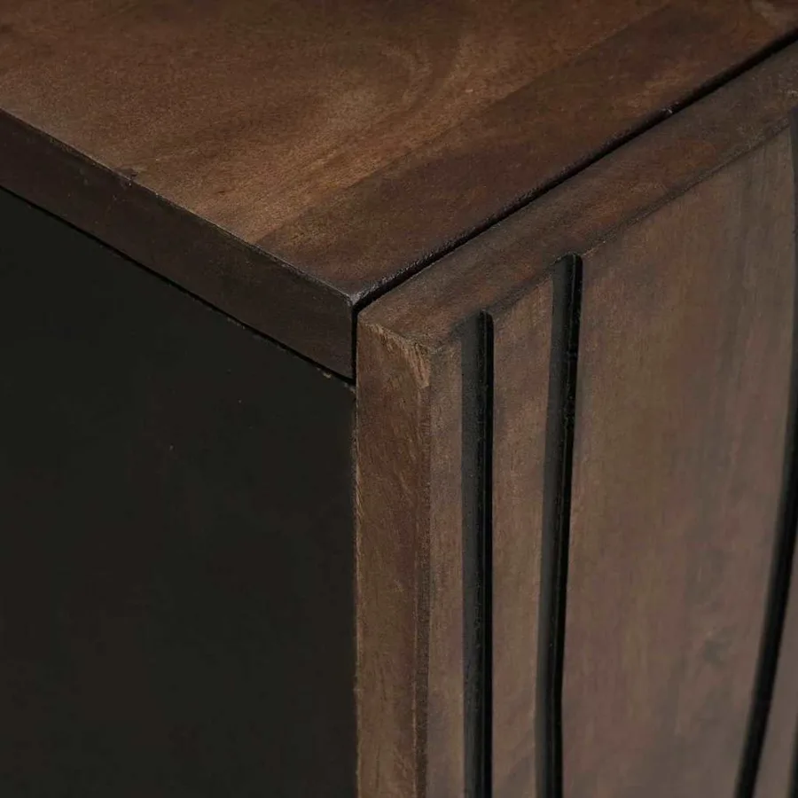 Ensemble de mobilier de salle de bain avec tiroir 3 pcs Marron - 7