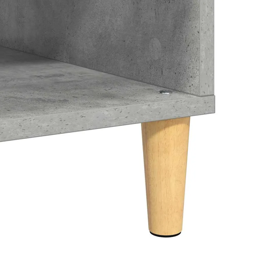 Table basse Gris béton 102 x 55 x 35 cm Bois d'ingénierie - 9
