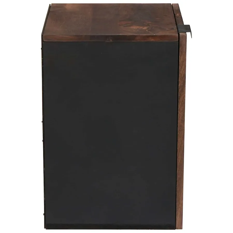 Meuble de Lavabo de Salle de Bain Noyer 38 x 33,5 x 48 cm - 5