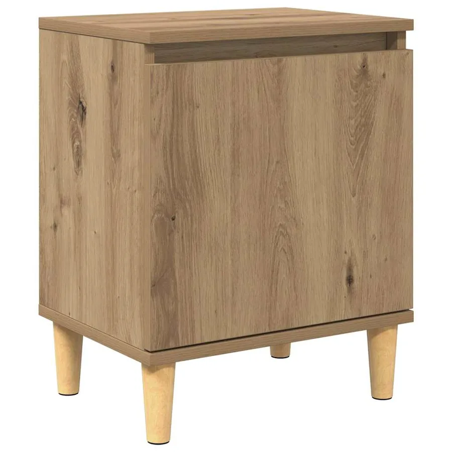 Cabinet de chevet Chêne artisanal 40 x 30 x 50 cm - 2