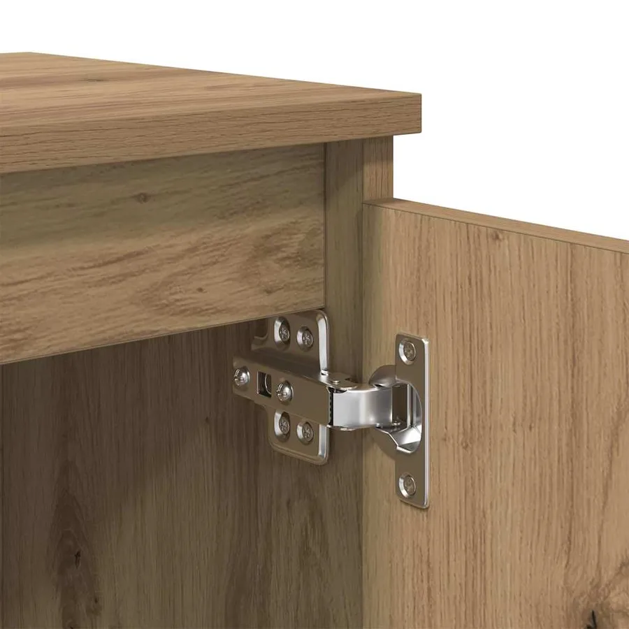 Cabinet de chevet Chêne artisanal 40 x 30 x 50 cm - 9