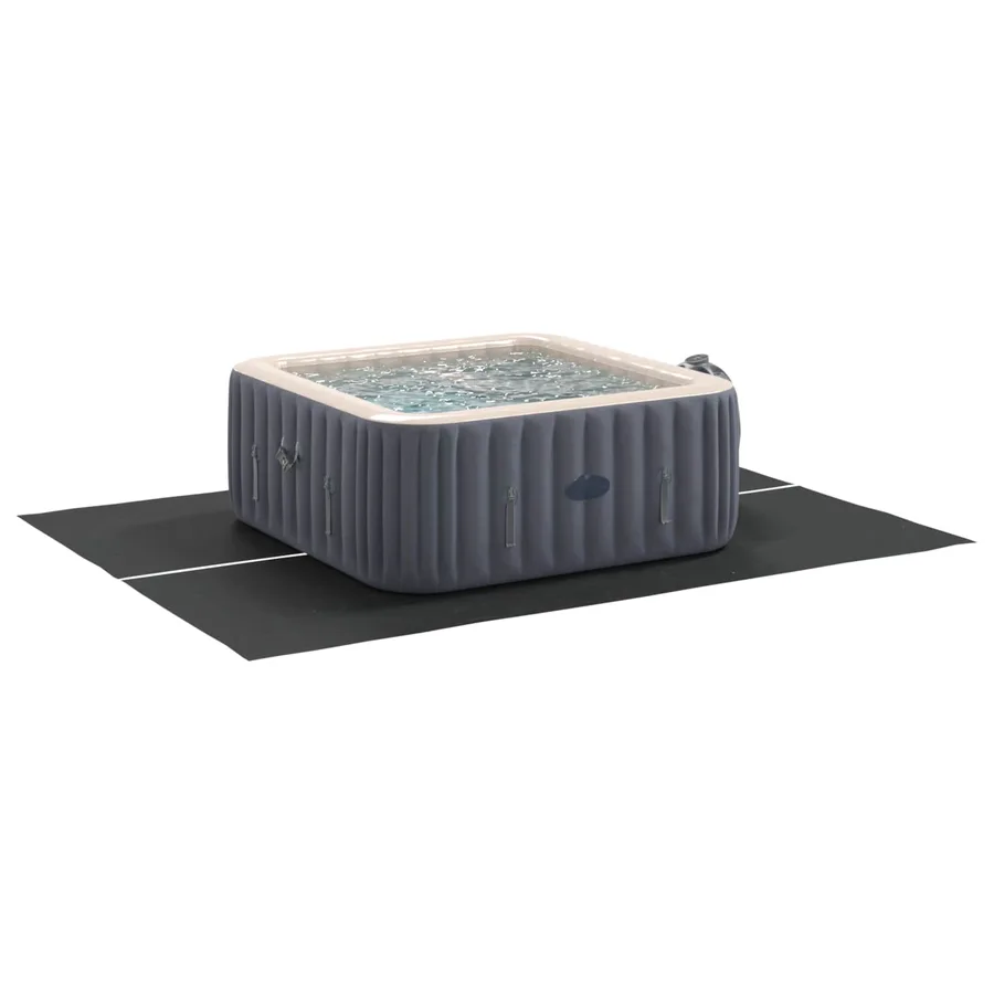 Tapis de piscine Noir 300 x 220 x 0,1 cm Tissu non tissé - 3