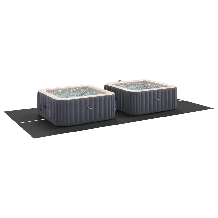 Tapis de piscine Noir 500 x 250 x 0,1 cm Tissu non tissé - 3