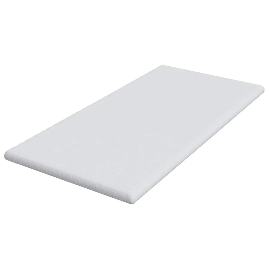 Surmatelas Blanc 120 x 200 cm Tissu Jacquard - 4