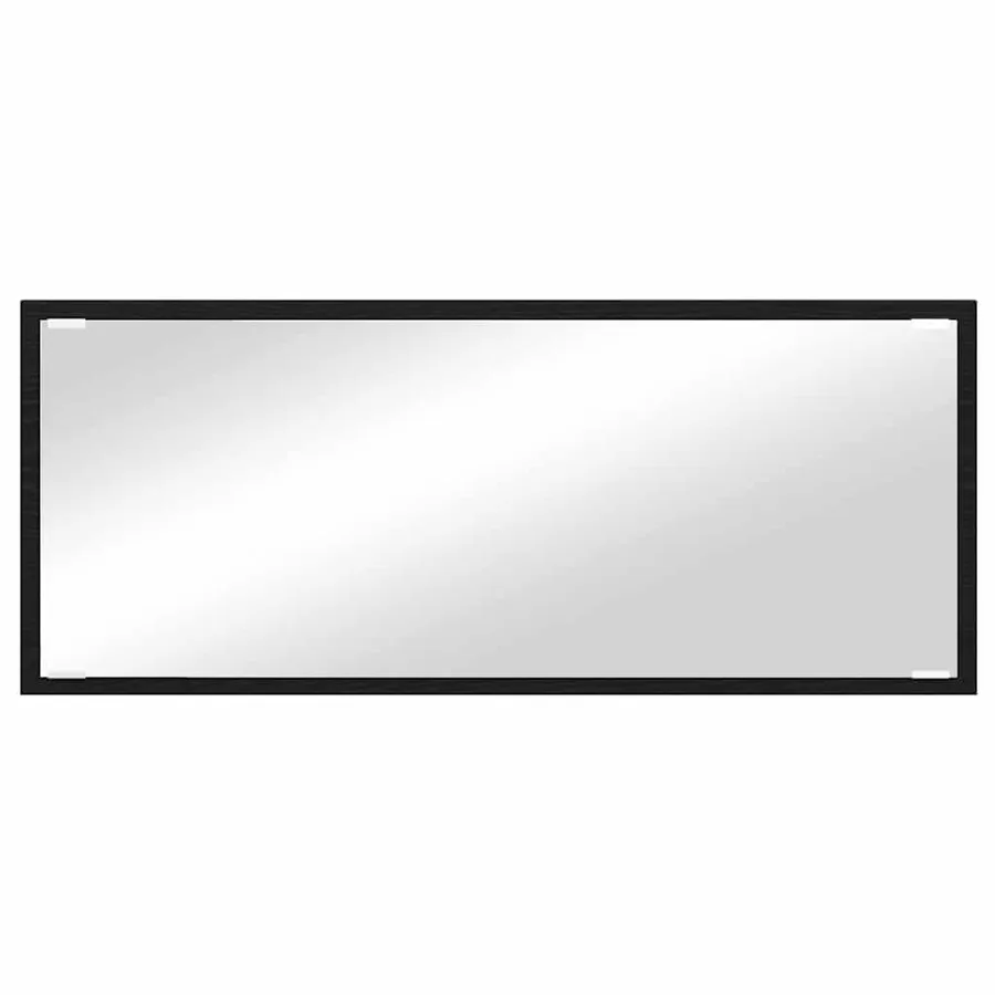 Miroir Chêne noir 90 x 8,5 x 37 cm Bois d'ingénierie - 5