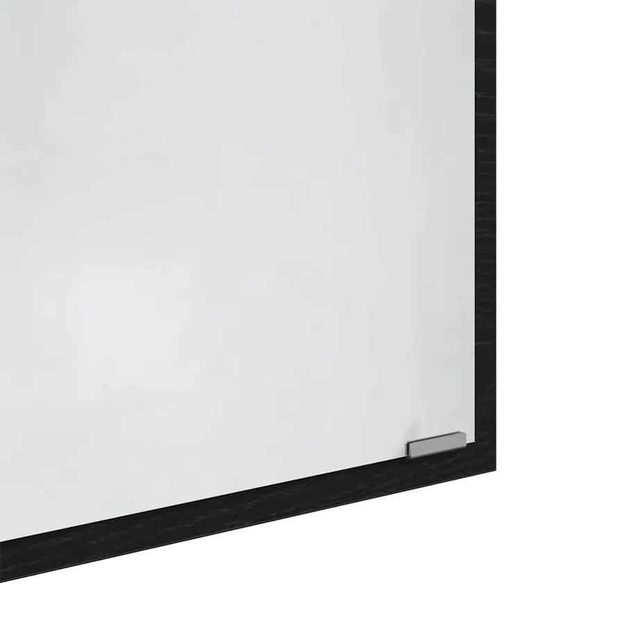 Miroir Chêne noir 90 x 8,5 x 37 cm Bois d'ingénierie - 9