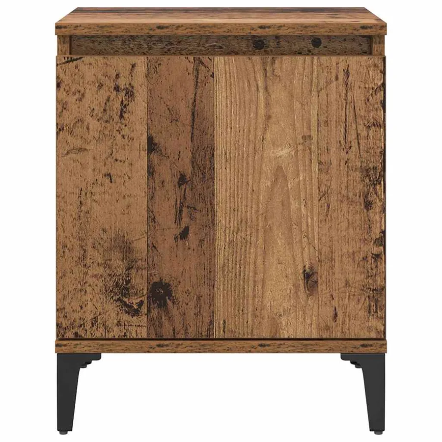 Cabinet de chevet Bois ancien 40 x 30 x 50 cm Bois d'ingénierie - 6