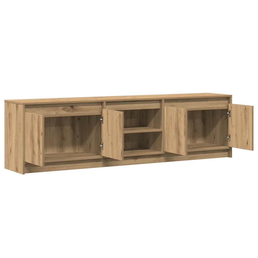 Unites TV 180 x 34 x 50 cm Marron Bois d'ingénierie - 6