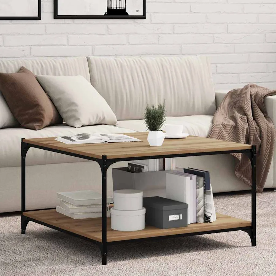Étagère à livres 3 niveaux 4 pcs 80 x 40 x 1,5 cm Marron - 3