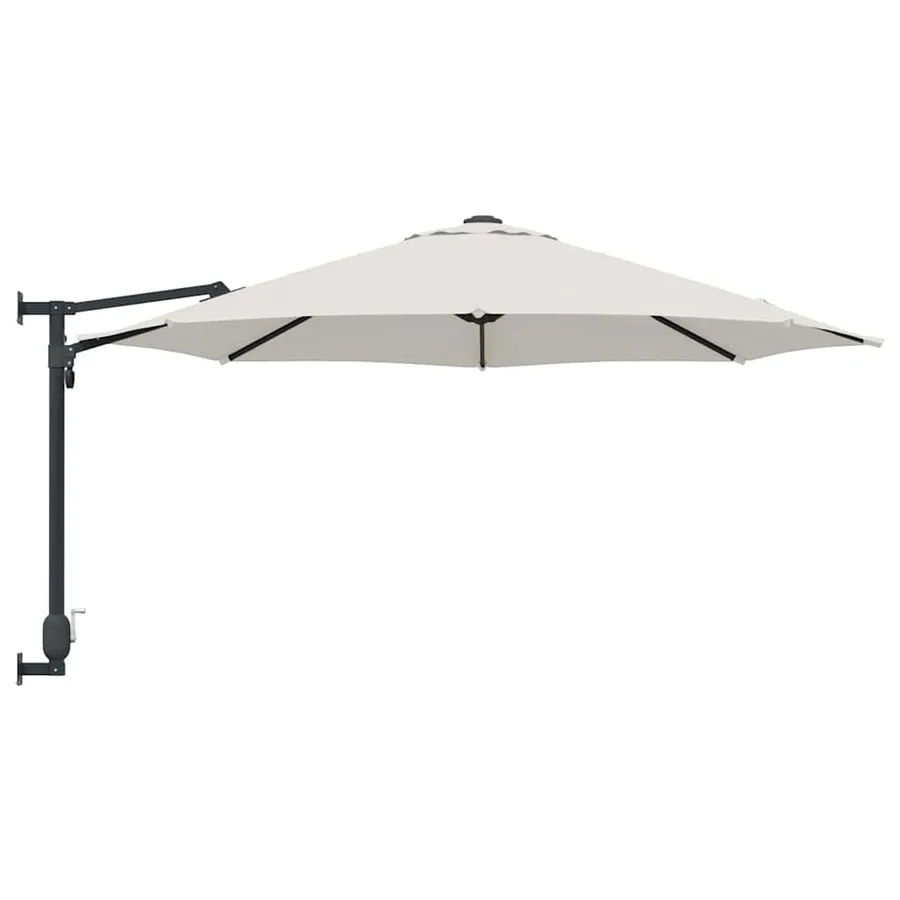 Parasol de jardin Sable 248 x 248 x 148 cm Polyester et Acier - 5