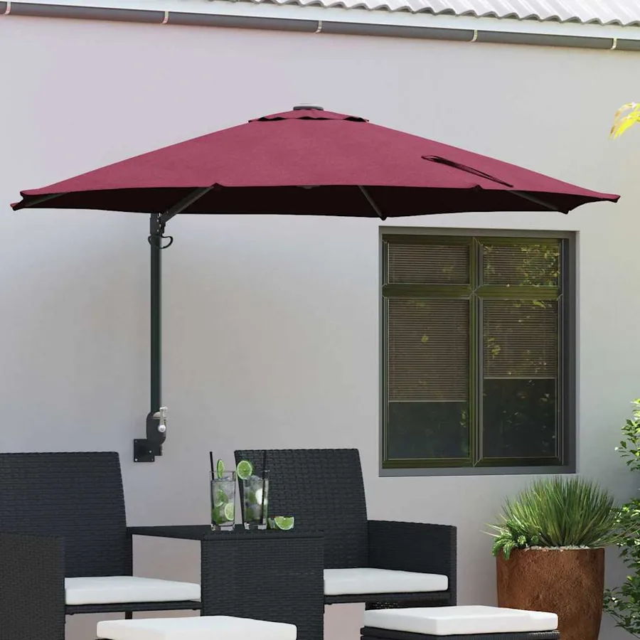 Parasol de jardin Bordeaux 248 x 248 x 148 cm