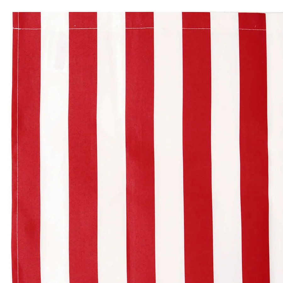 Toile de rechange pour auvent Rouge et Blanc 4 x 2 m Polyester - 7
