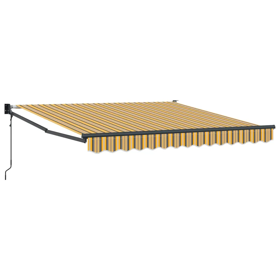 Auvent rétractable Multicolore 300 x 250 cm Polyester et métal - 2