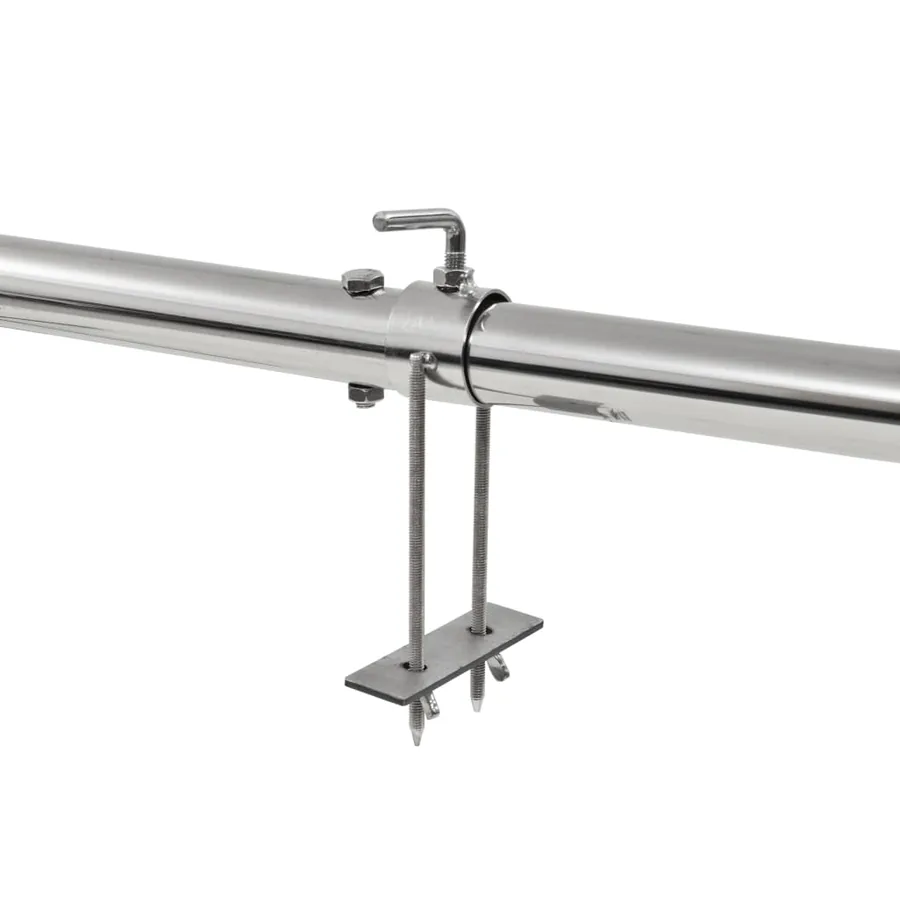 Gril de barbecue automatique avec moteur Inox 207x45x81 cm - 4