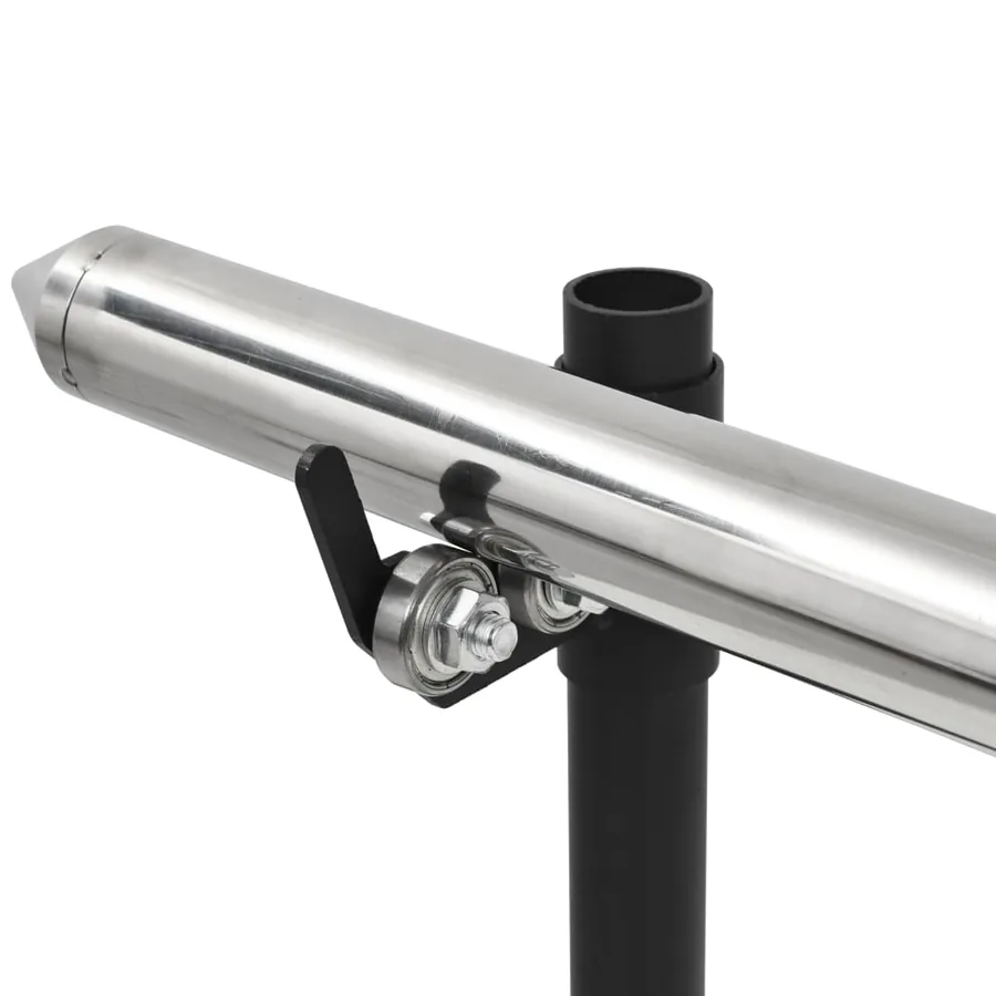 Gril de barbecue automatique avec moteur Inox 207x45x81 cm - 5
