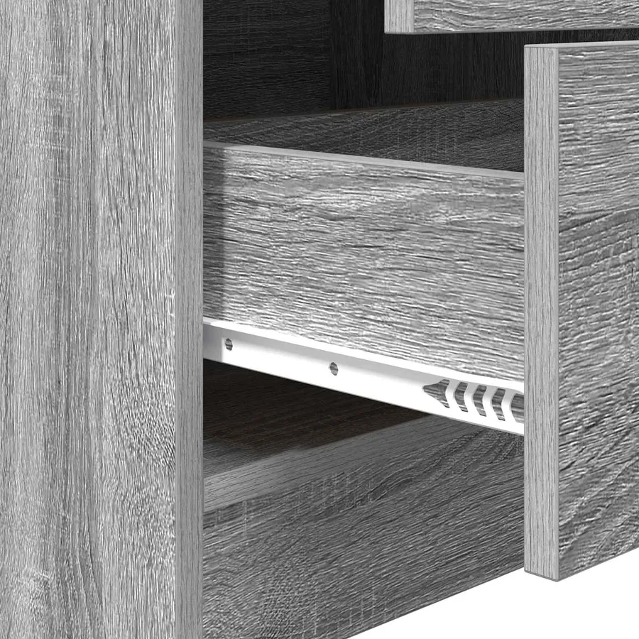 Haut Armoire avec tiroir Gris Sonoma 45,5 x 34 x 127 cm - 8