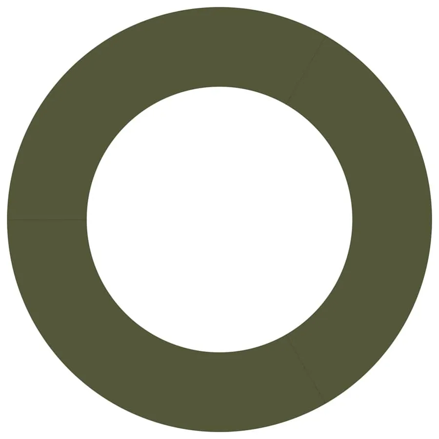 adapté pour anneaux d'arbre plats 5 pc Vert olive Ø50/80 cm - 5