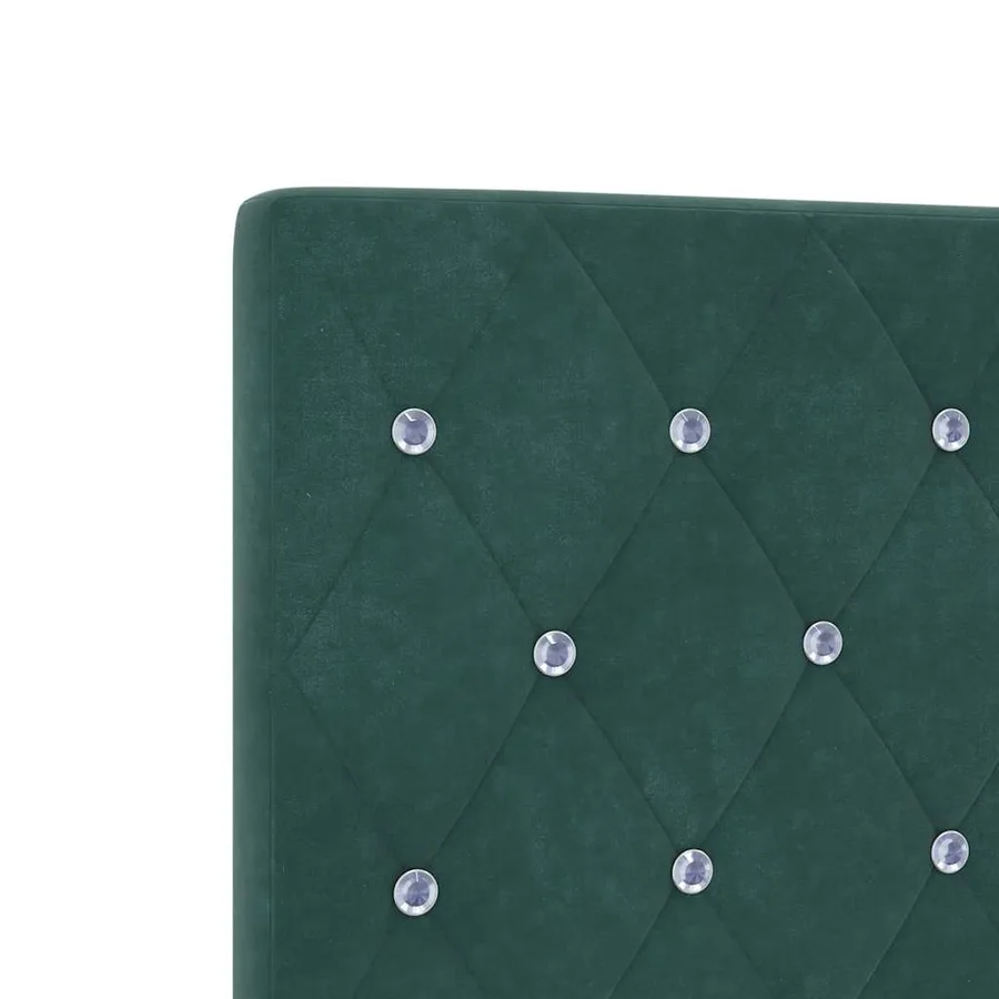 Tête de lit Vert foncé 200 cm Velours - 7