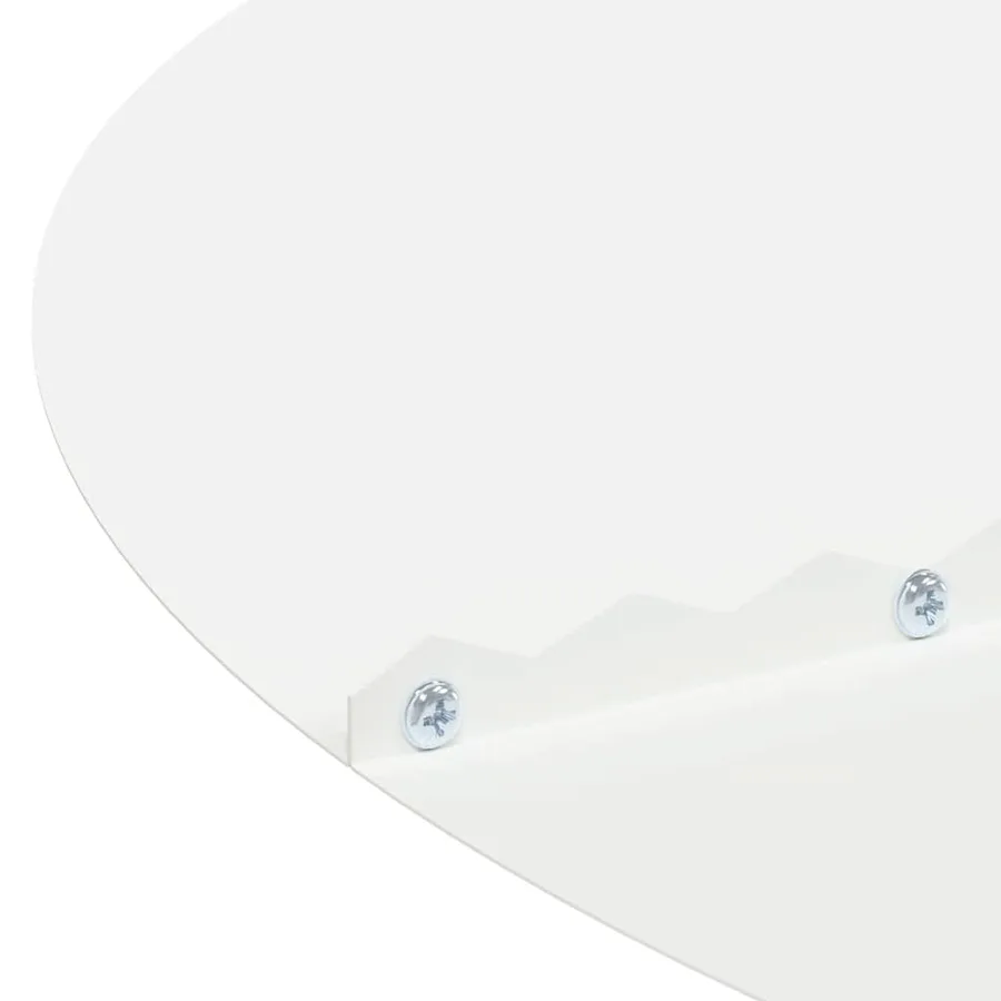 adapté pour anneau d'arbre plat Blanc Ø60/90 cm Acier - 6