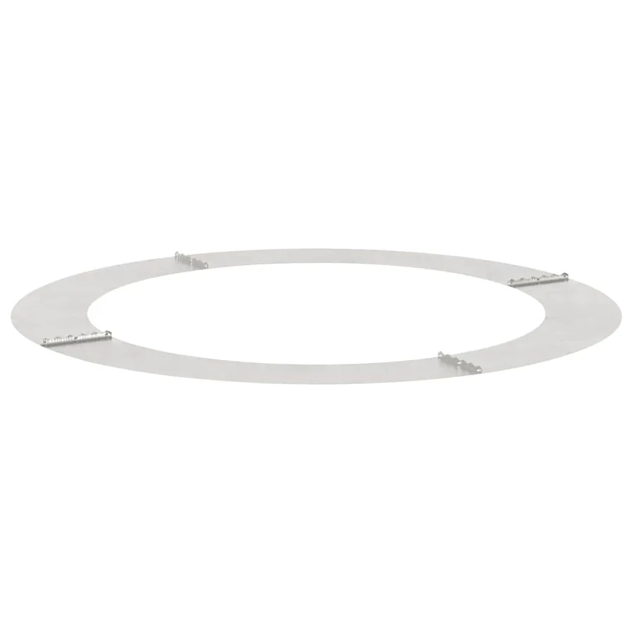 adapté pour anneaux d'arbre plats 5 pc Argent Ø90/120 cm - 4