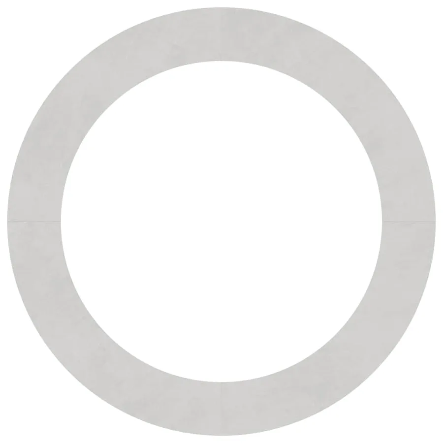 adapté pour anneaux d'arbre plats 5 pc Argent Ø90/120 cm - 5