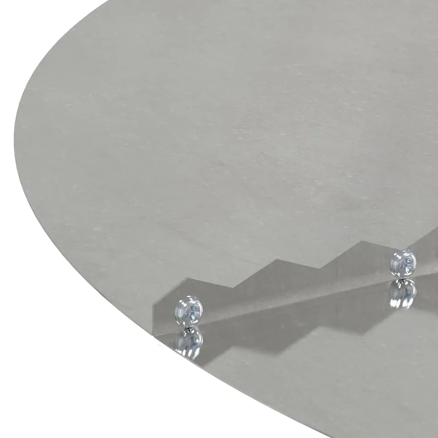 adapté pour anneaux d'arbre plats 5 pc Argent Ø90/120 cm - 6
