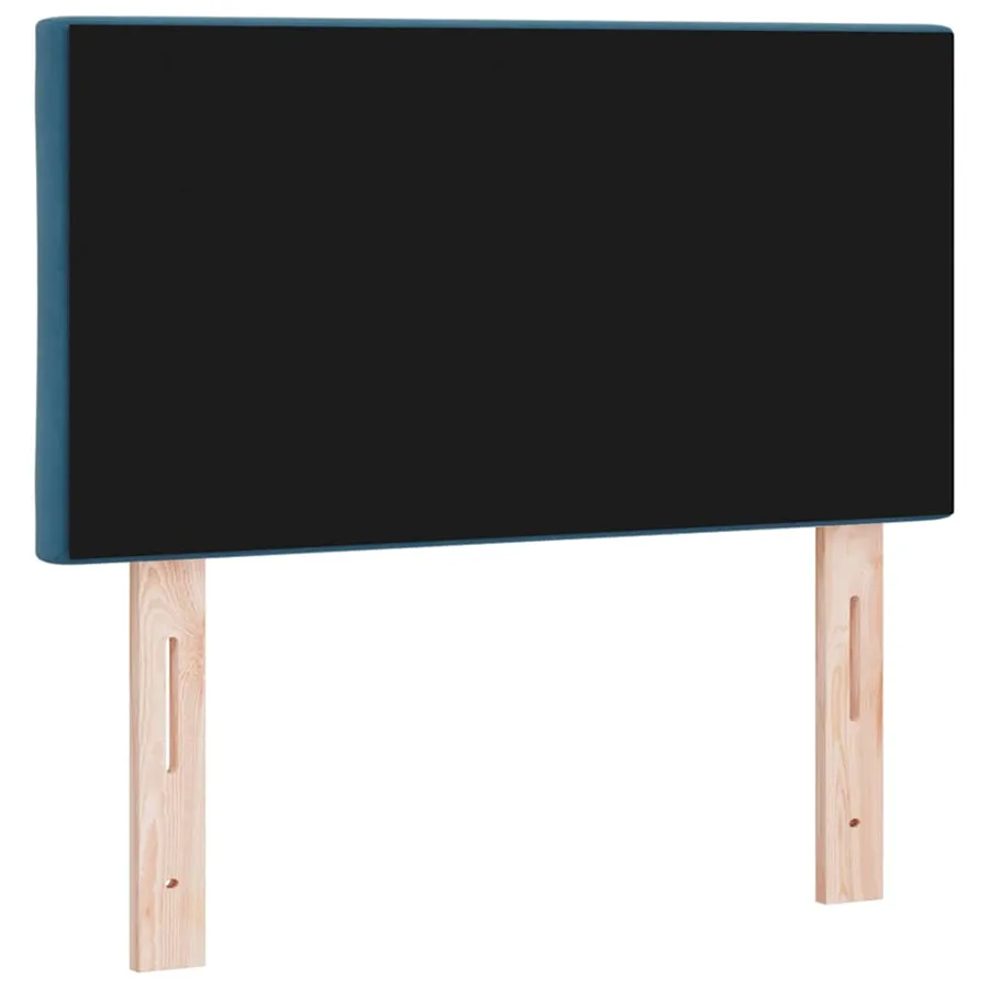 Tête de lit LED Bleu foncé 80 cm Velours - 7