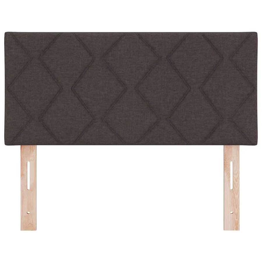 Tête de lit LED Marron 100 cm tissu - 4