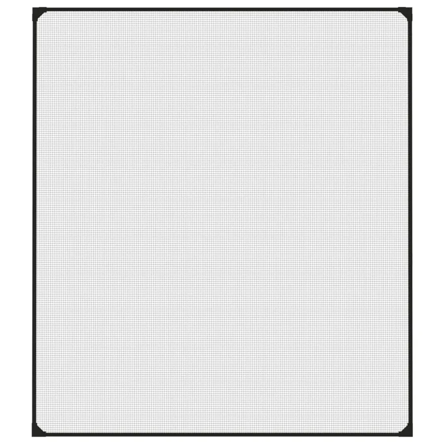 Moustiquaire magnétique pour fenêtres anthracite 120x140 cm - 3