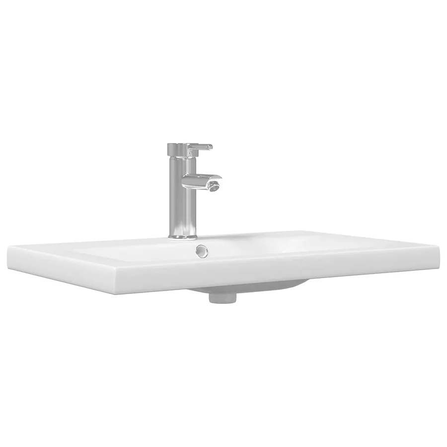 Ensemble de mobilier de salle de bain 3 pcs Chêne noir - 6