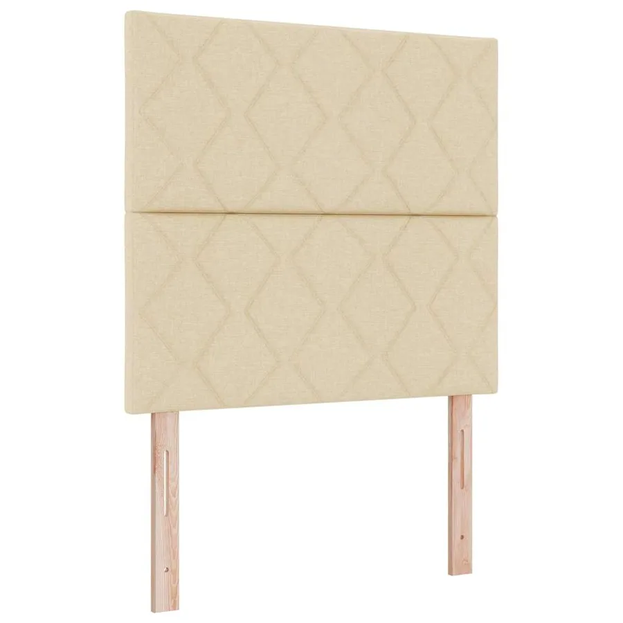 Tête de lit Crème 100 cm tissu - 2