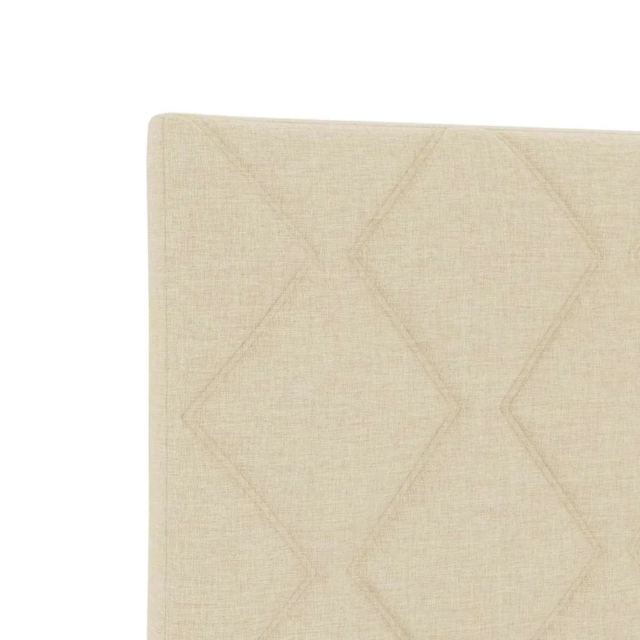 Tête de lit Crème 100 cm tissu - 7