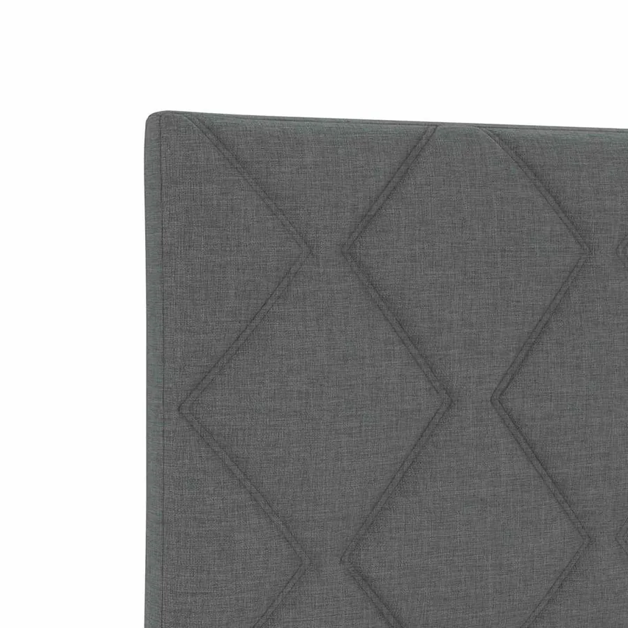 Tête de lit Gris foncé 100 cm tissu - 6