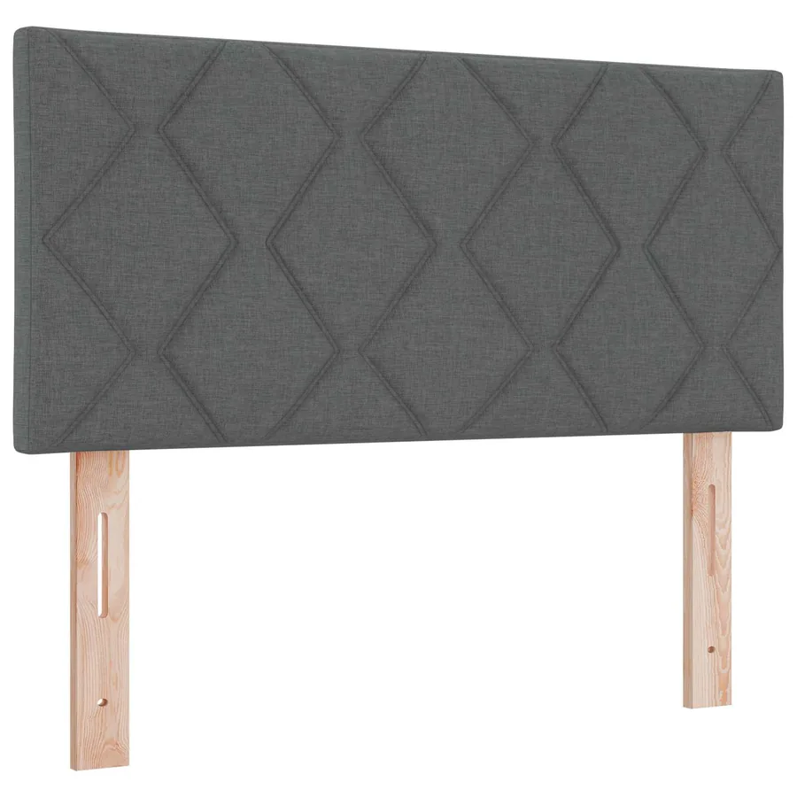 Tête de lit LED Gris 100 cm tissu - 2