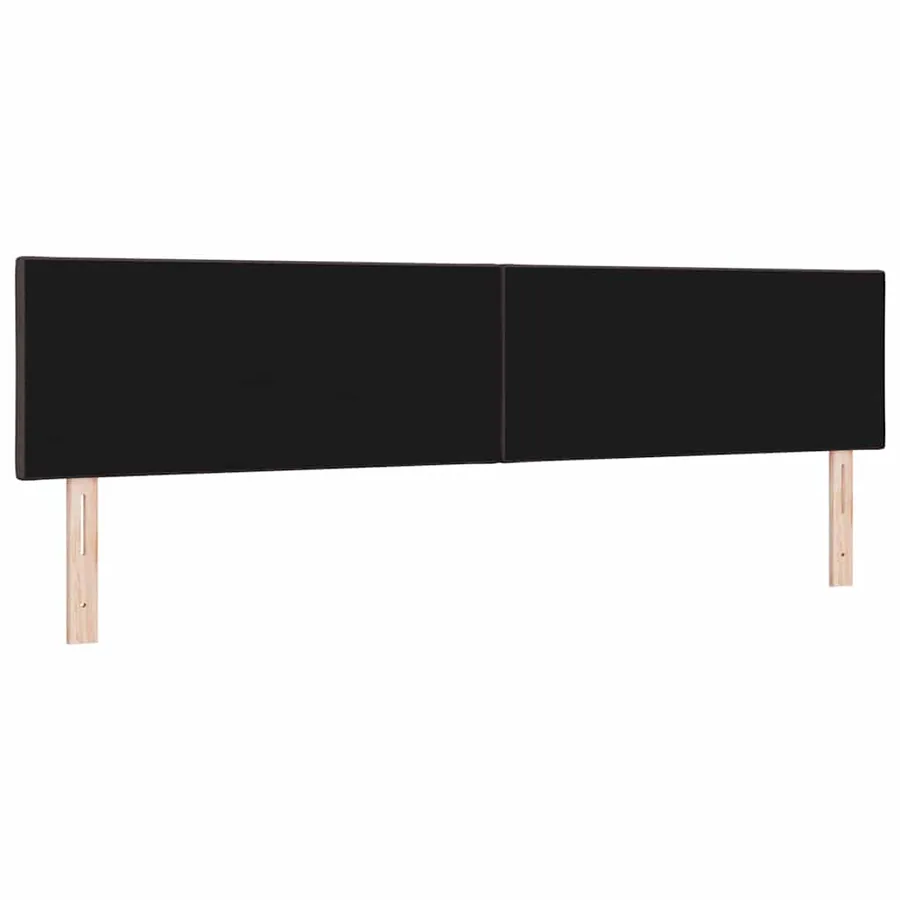 Tête de lit Marron foncé 200 cm tissu - 2