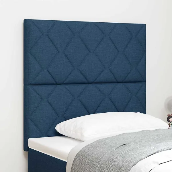 Tête de lit LED Bleu 100 cm tissu