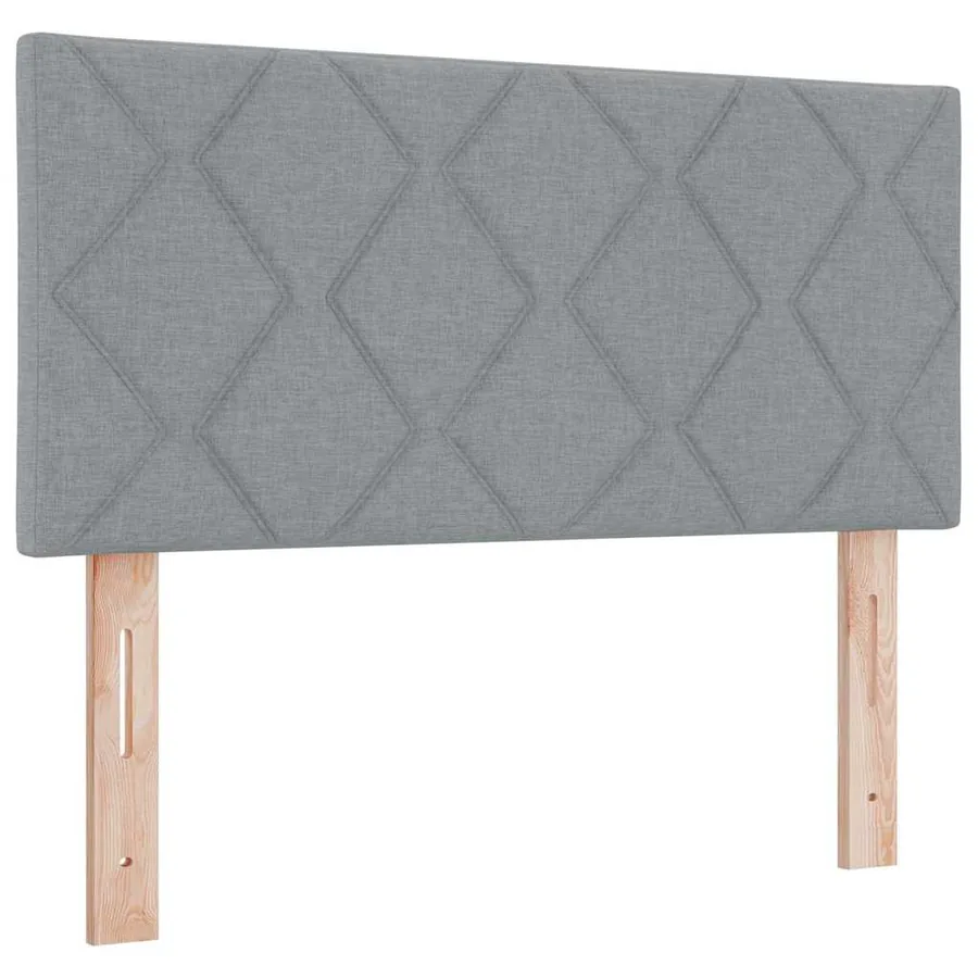 Tête de lit Gris clair 90 cm tissu - 2