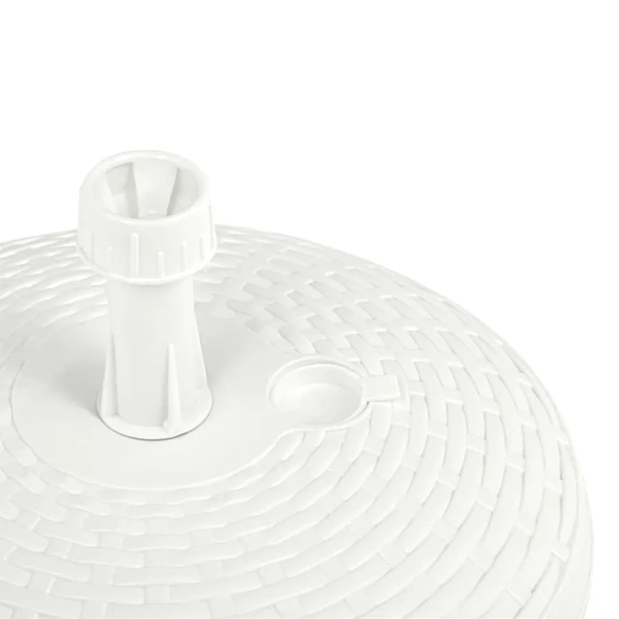Parasol base sand/water filled 20 L rattan plastic - 5