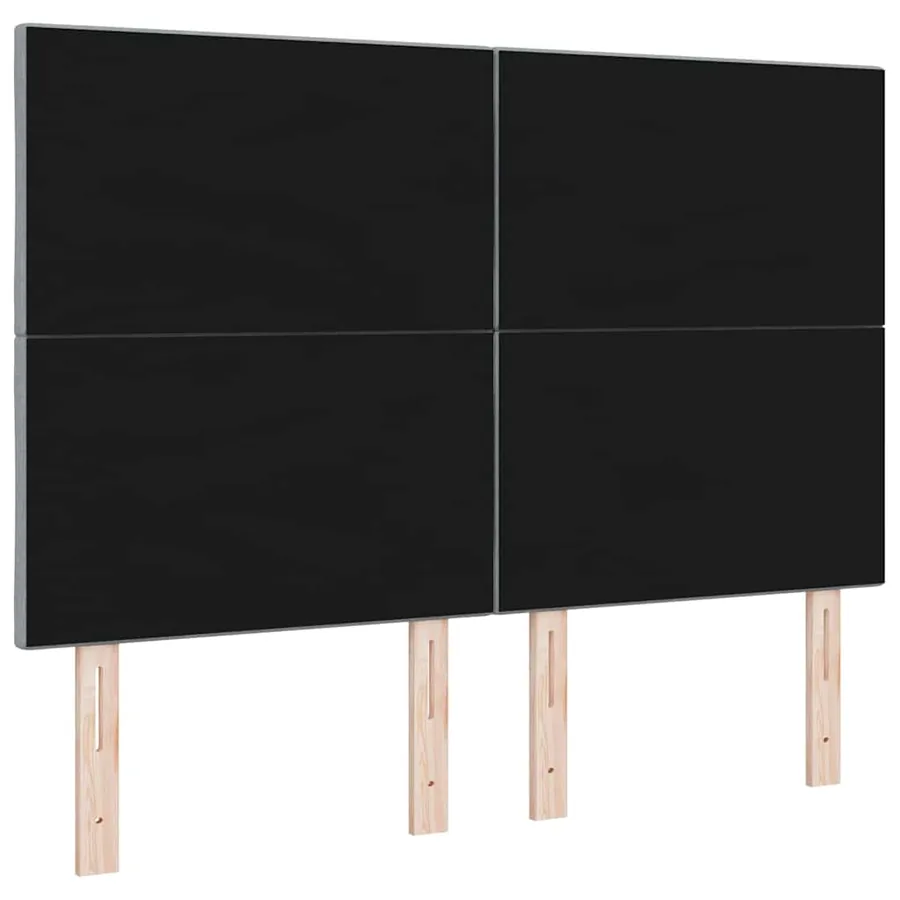 Tête de lit Gris clair 160 cm tissu - 6