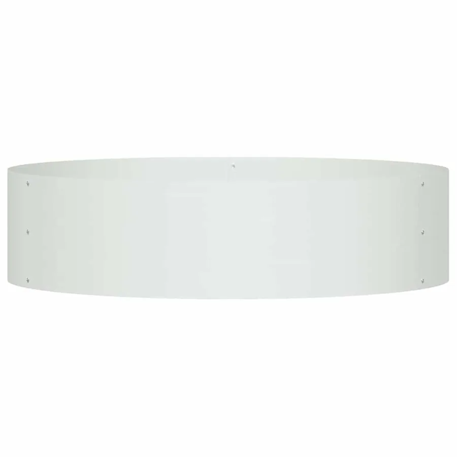 Anneau de jardinière Blanc 80 x 80 x 20 cm Acier laminé à froid - 5