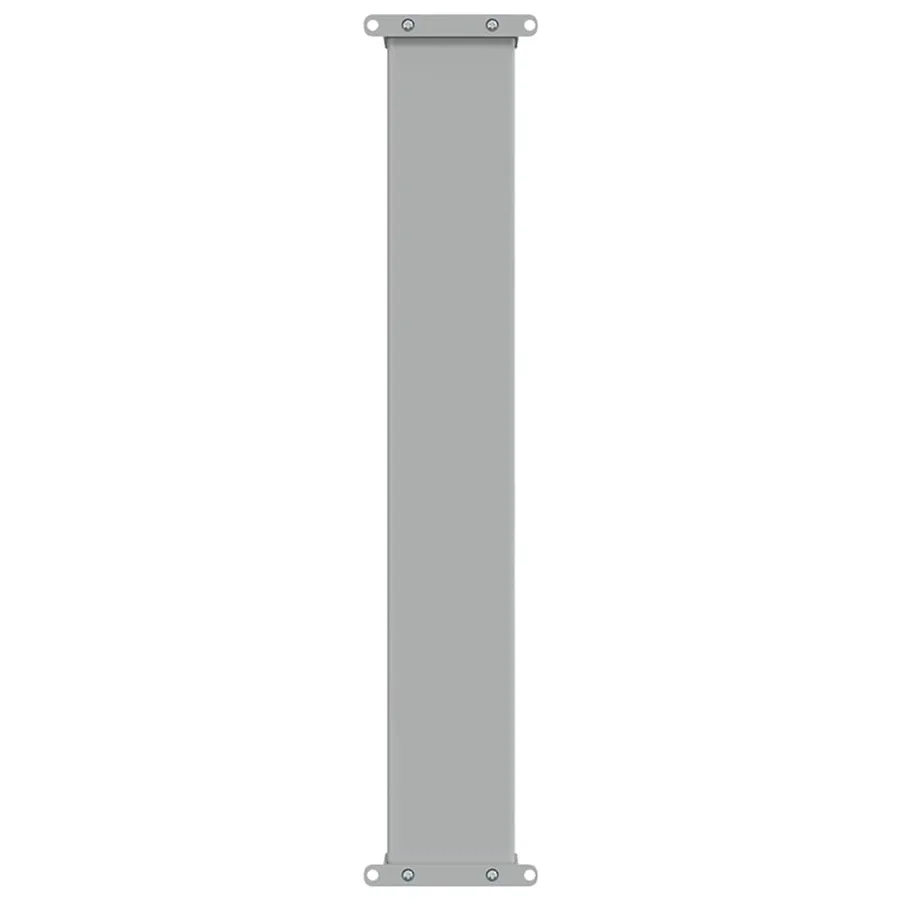 Auvent latéral rétractable de patio 80x300 cm Gris - 5