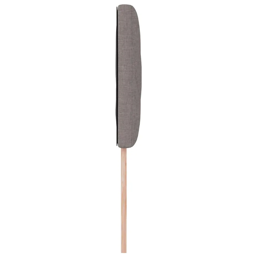 Tête de lit LED Gris clair 90 cm tissu - 5