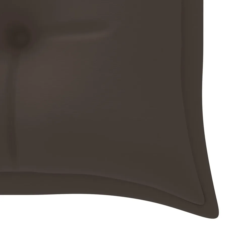 Banc de jardin empilable et coussin 159 cm Bois de teck massif - 5