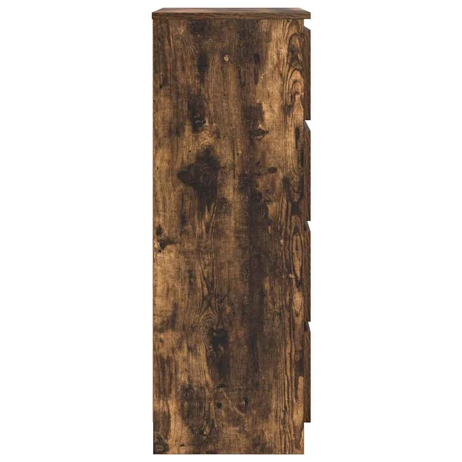 Buffet Chêne fumé 60x35x98,5 cm Bois d'ingénierie - 7
