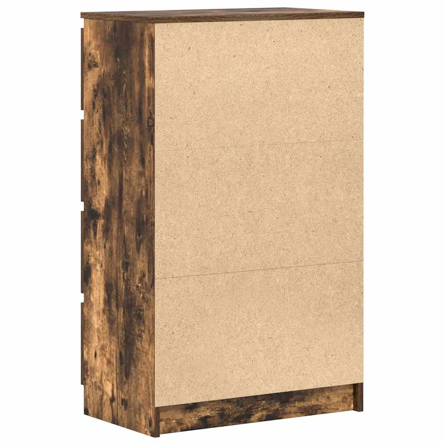 Buffet Chêne fumé 60x35x98,5 cm Bois d'ingénierie - 8