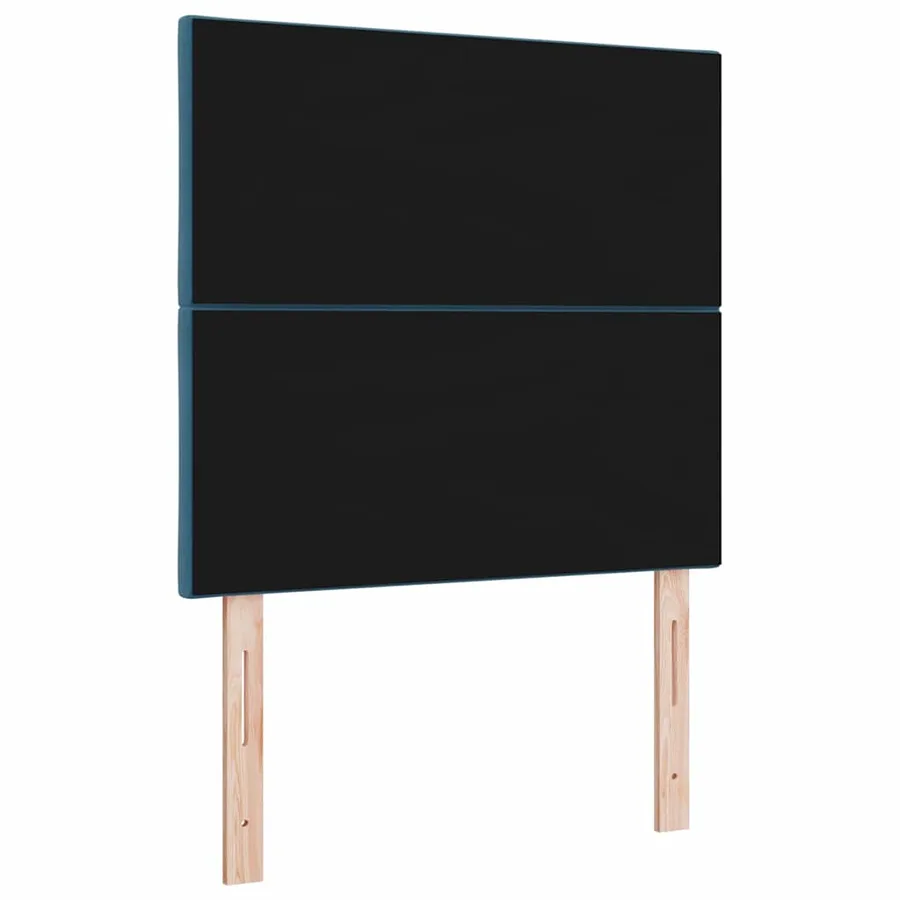 Tête de lit Bleu foncé 90 cm Velours - 6