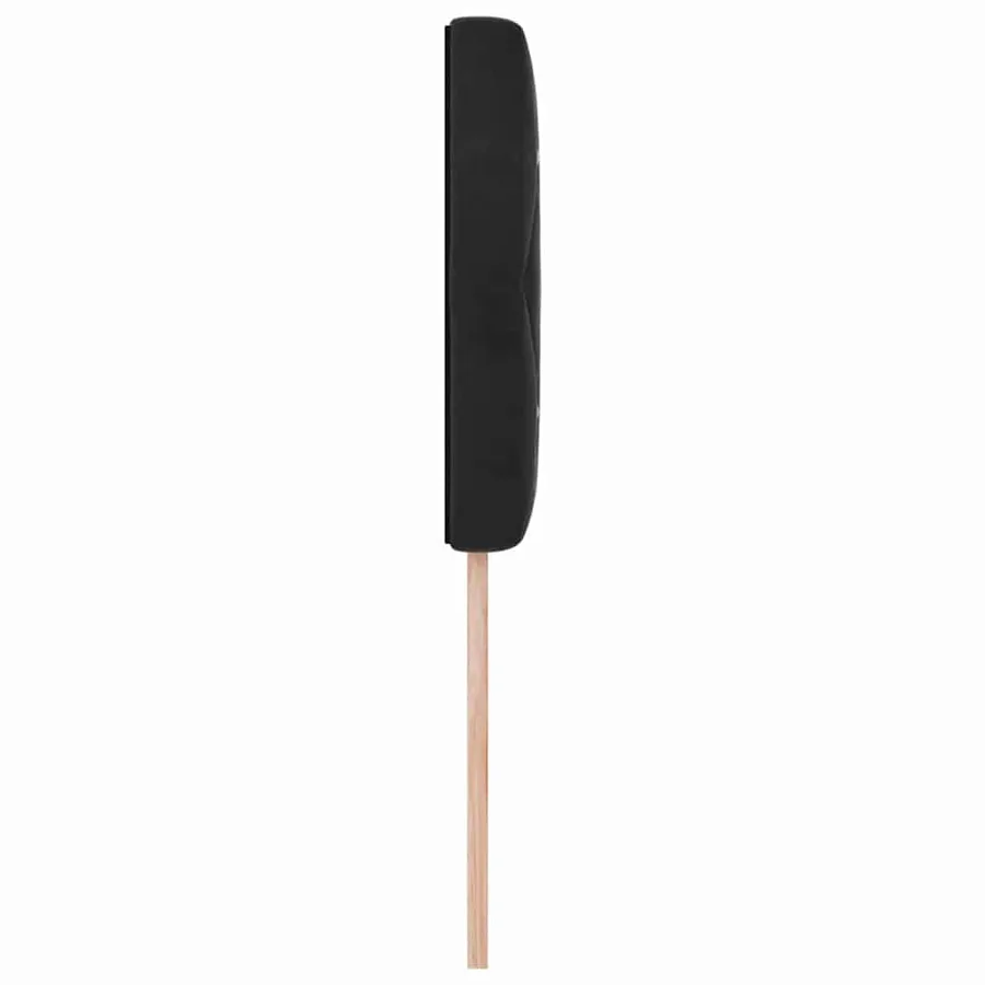 Tête de lit LED avec bandes LED Noir 90 cm Velours - 6