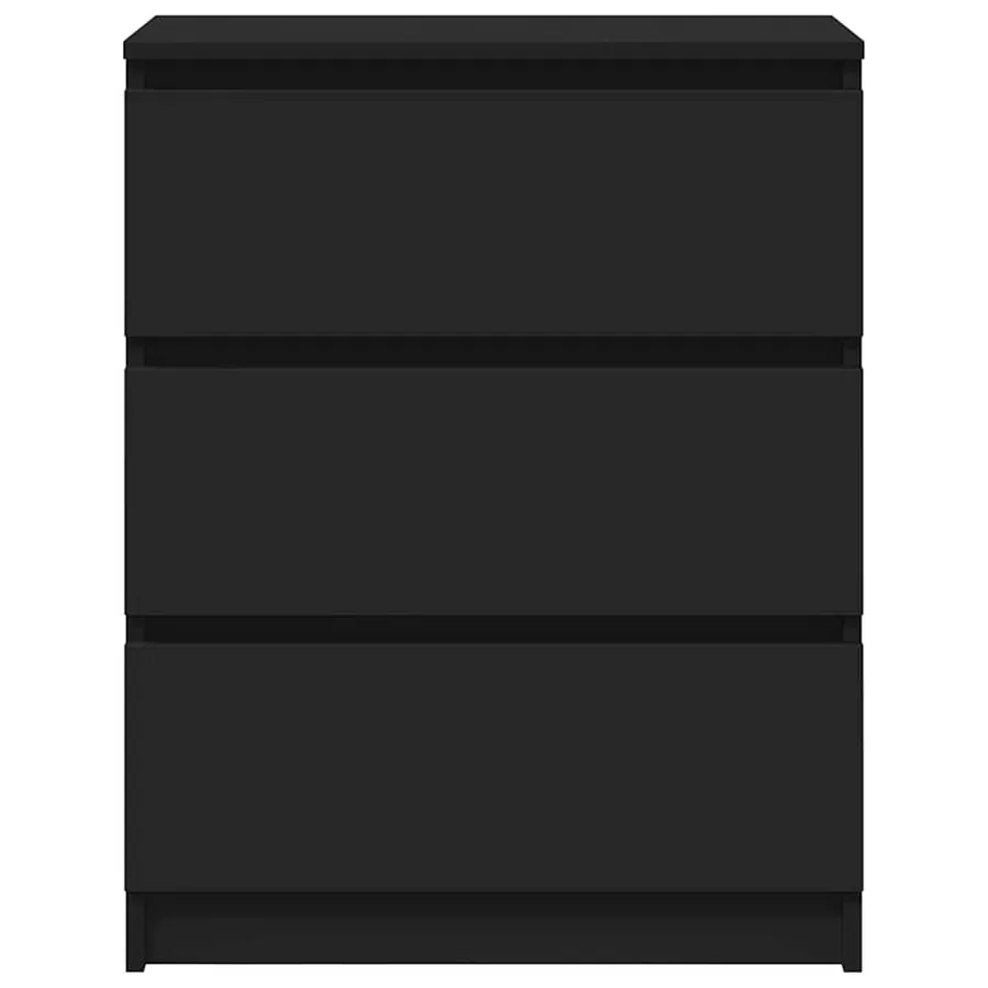 Buffet Noir 60x35x76 cm Bois d'ingénierie - 5